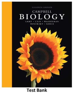 Campbell Biology (Campbell Biology Series) 11th Edition eTextBook + Test Bank