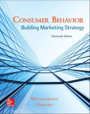 Consumer Behavior Building Marketing Strategy 13th Edition PDF EPUB