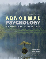 Abnormal Psychology An Integrative Approach 6th Canadian Edition David Barlow, ISBN-13 978-0176873219