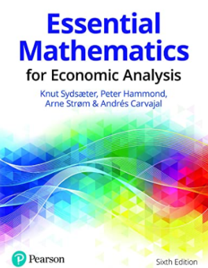 Essential Mathematics for Economic Analysis 6th edition PDF