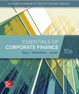 Essentials of Corporate Finance 10th Edition PDF ISBN 978-1260565560