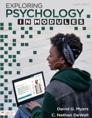 Exploring Psychology in Modules 12th edition PDF David G. Myers
