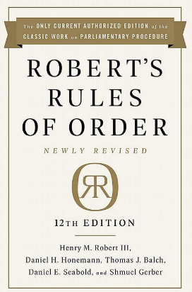 Robert's Rules of Order 12th edition PDF