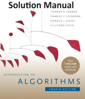 introduction to algorithms 4th edition solutions