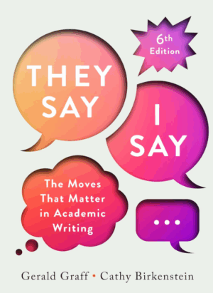 They Say I Say 6th Edition PDF